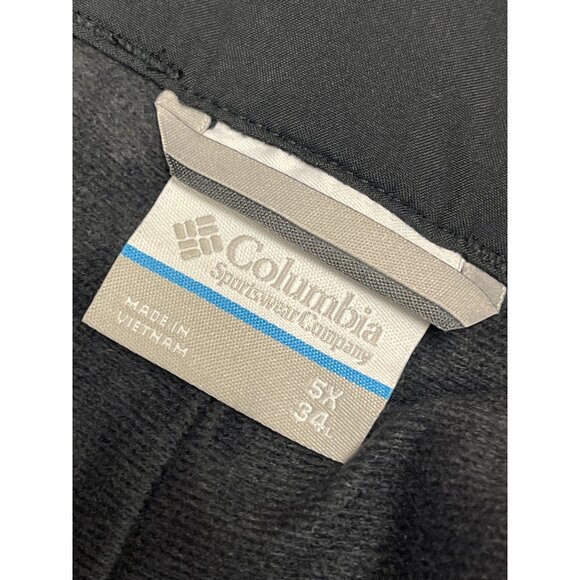 Columbia Men's Ski Pants Powder Stash Black Omni-Heat Outdoor Winter Size 5X NEW - Picture 6 of 8